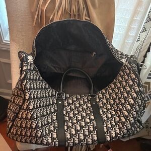 Dior Black and White Travel Bag